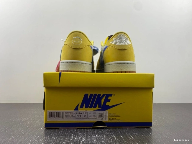 HYPE Air Jordan Travis OG DZ4137-700 Low Scott x 1 Canary 0807